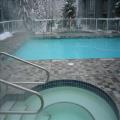 New outdoors hot tubs and all year round heated outdoor pool