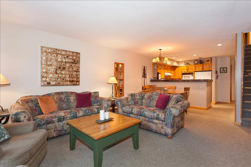 Whistler Accommodations - Plenty of seating in the spacious living room - Rentals By Owner