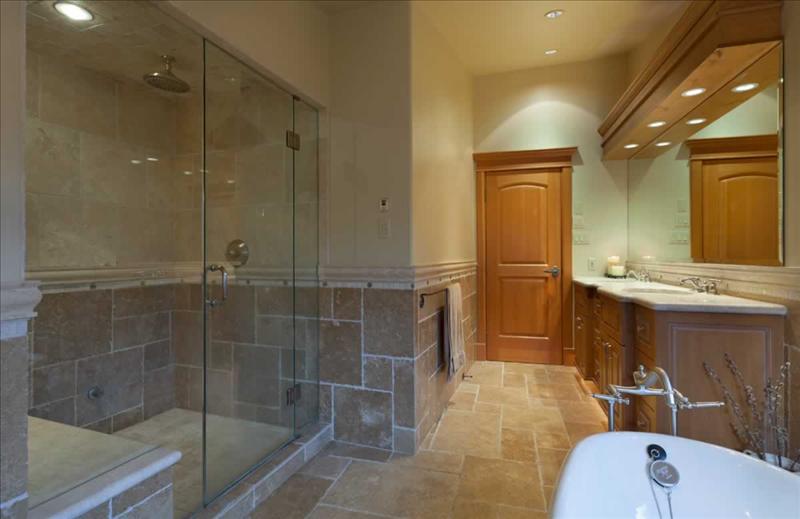 Whistler Accommodations - Luxury Chalet Master Bathroom - Rentals By Owner