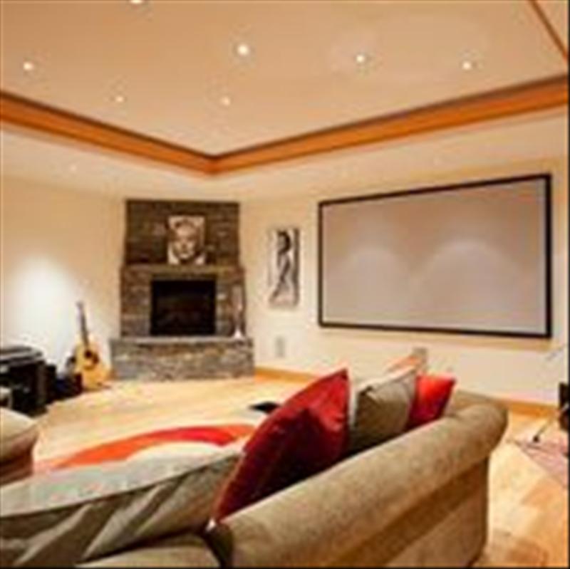 Whistler Accommodations - Media Room in Whistler Executive Rental Home - Rentals By Owner