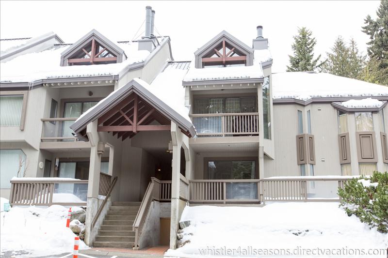 Whistler Accommodations - Townhouse is located on second level on the right hand side of entrance. Balcony has a BBQ grill. - Rentals By Owner