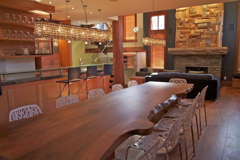 Whistler Accommodations - Whistler Summit Heights Chalet Dining Room - Rentals By Owner