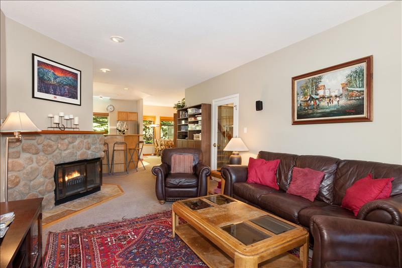 Whistler Accommodations - Snowy Creek Living Room - Rentals By Owner