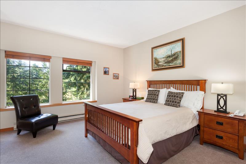 Whistler Accommodations - Snowy Creek Master Bedroom - Rentals By Owner