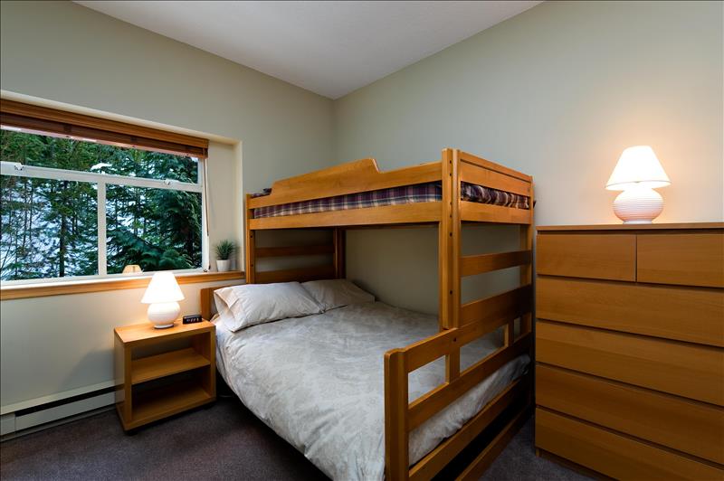 Whistler Accommodations - Snowy Creek Bedroom 3 - Rentals By Owner