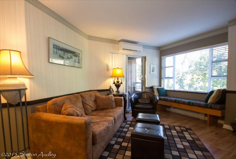 Whistler Accommodations - Double sofa bed with games in the Ottomans - Rentals By Owner