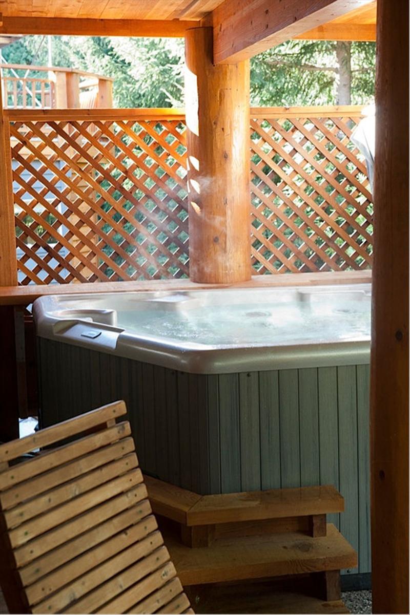 Whistler Accommodations - Relax in Creekside Chalet private hot tub. - Rentals By Owner