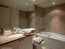 Whistler Accommodations - Bathroom with heated floors, limestone counter - Rentals By Owner