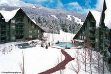 Whistler Accommodations - View to the slopes rom the courtyard - Rentals By Owner