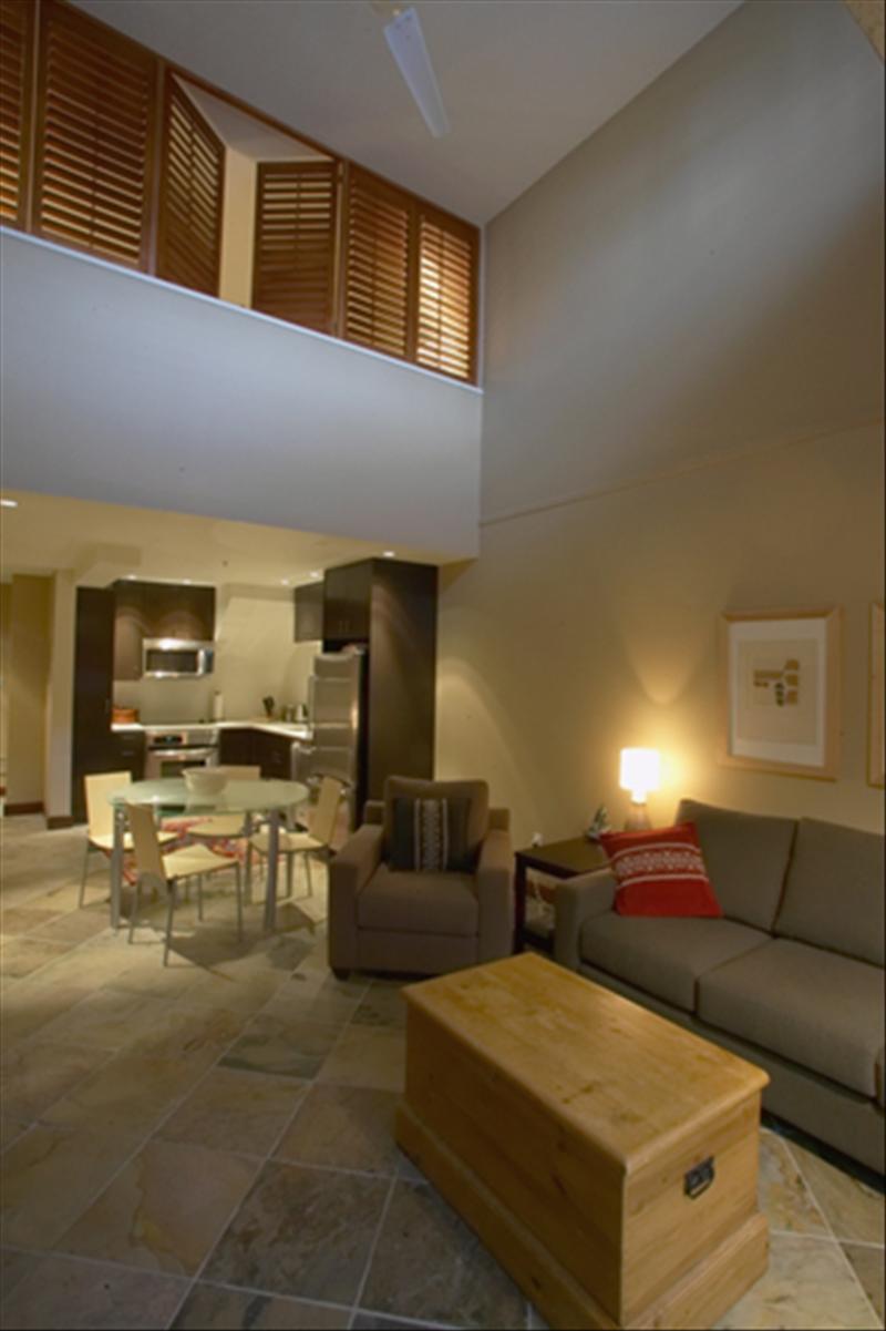 Whistler Accommodations - Lofted ceilings, open to kitchen, heated floors throughout - Rentals By Owner