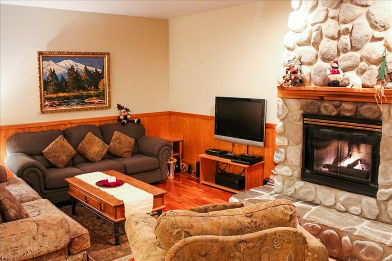 Whistler Accommodations - Cozy Livingroom with Fireplace; seating for 7 + - Rentals By Owner