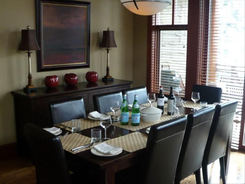 Whistler Accommodations - Taluswood Dining Room with a View - Rentals By Owner