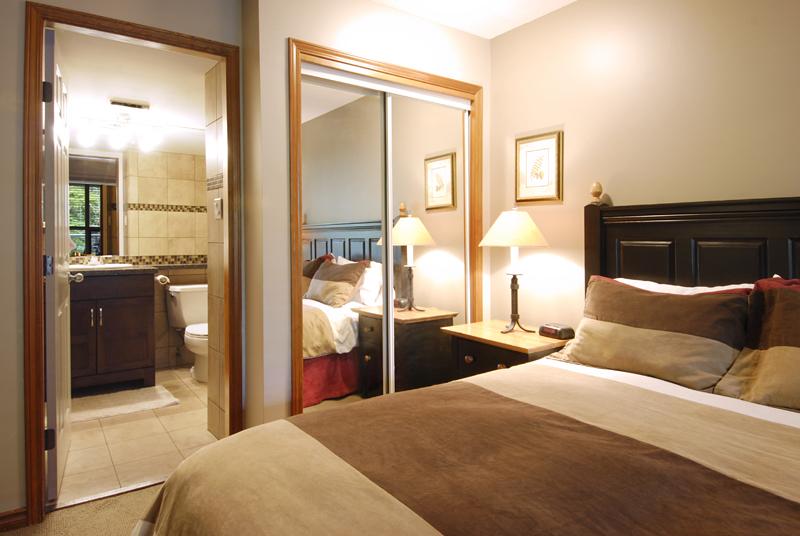 Whistler Accommodations - Master BR with flatscreen and ensuite bathroom - Rentals By Owner