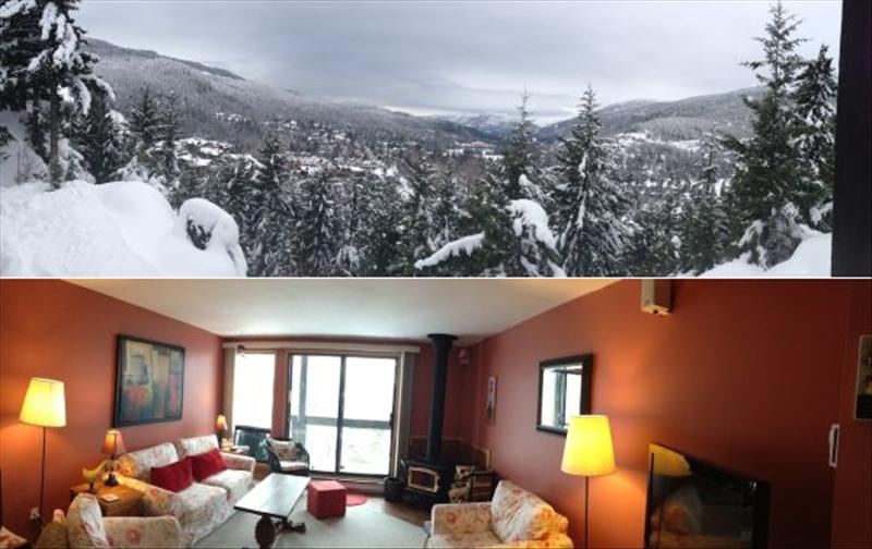 Whistler Accommodations - Living Room with a View - Rentals By Owner